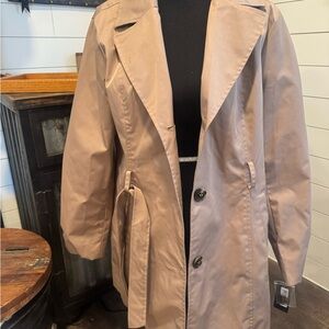 Kenneth Cole Beige Trench Coat NWT